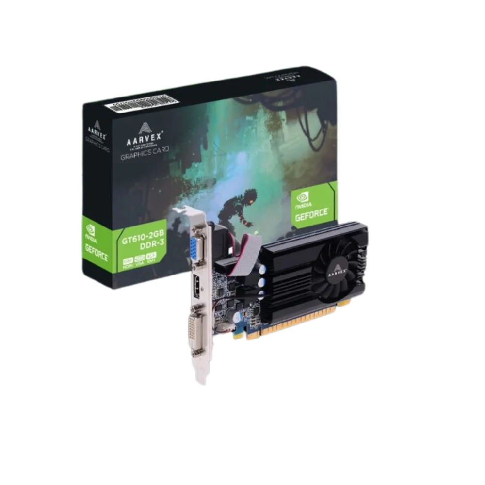 AARVEX GT610 2GB DDR3 Graphics Card