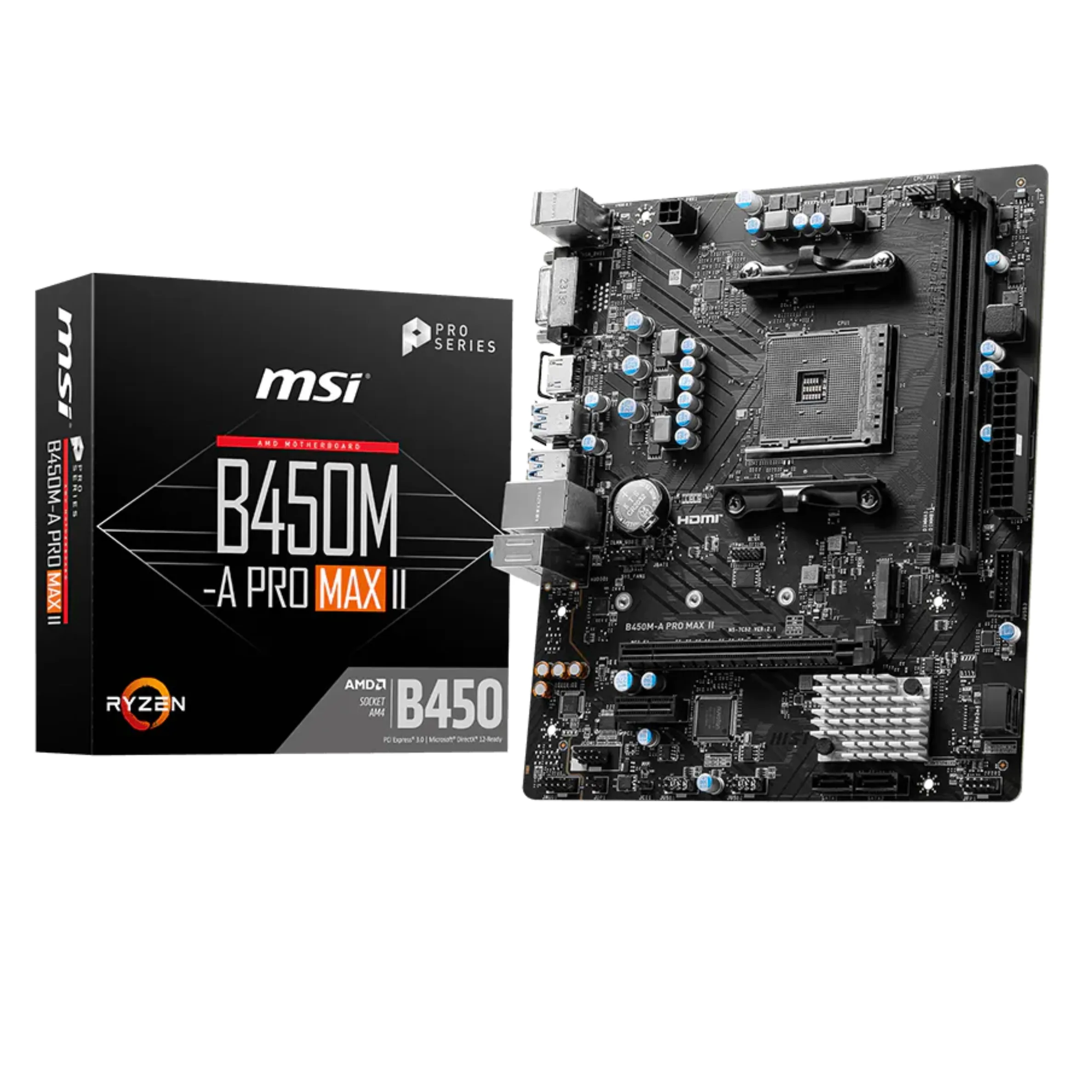 MSI B450M-A Pro Max II DDR4 Motherboard
