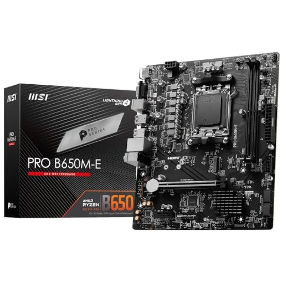 MSI PRO B650M-E AM5 DDR5 Motherboard