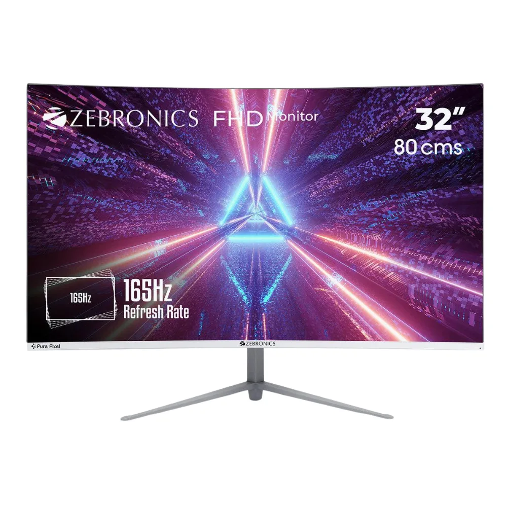 Zebronics ZEB-AC32FHD 32 Inch Curved Full HD LED Monitor | 75Hz VA Display